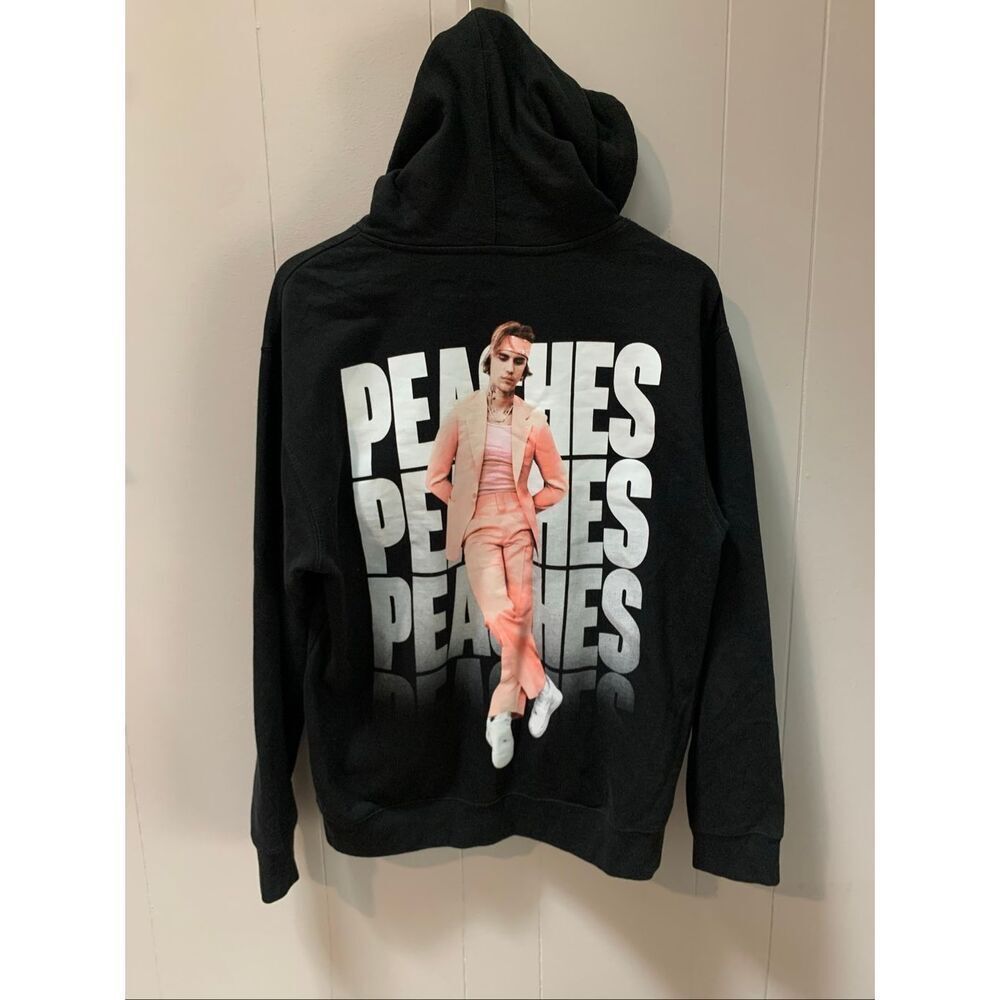 Justin Bieber Peaches Hoodie Sweatshirt Official Justice Merch Medium